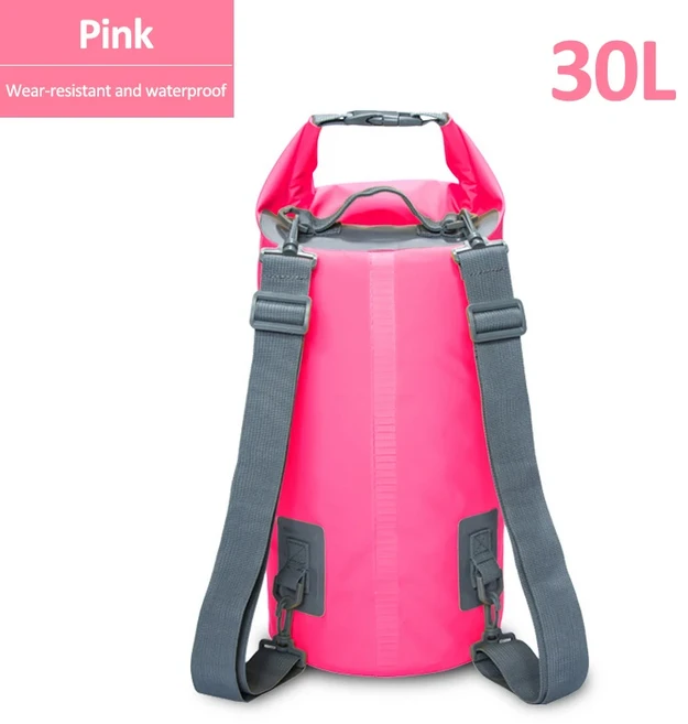 PVC 방수 보관 드라이 백 카누 카약 래프팅 수영 여행 키트 자루 배낭 야외 스포츠 5L 15L 30L