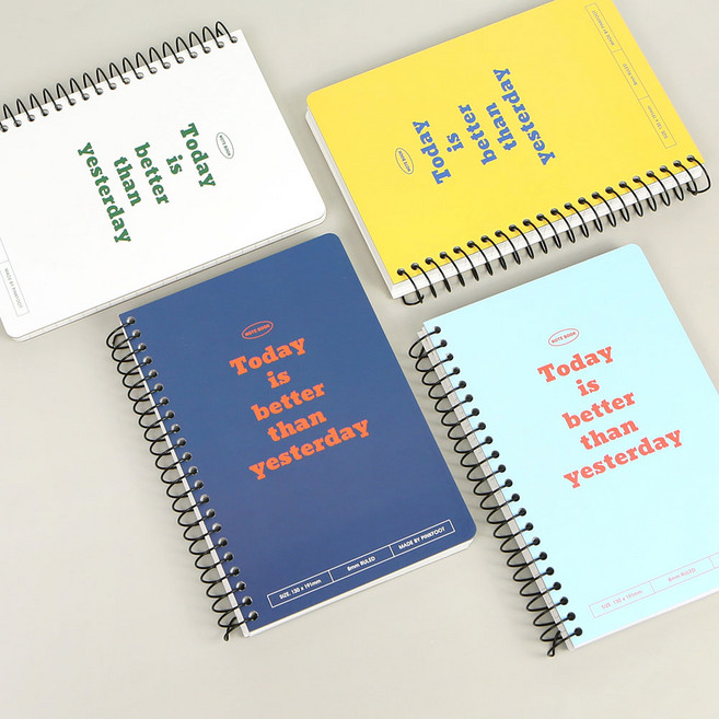 투데이 원링노트 4종 1세트, 1개