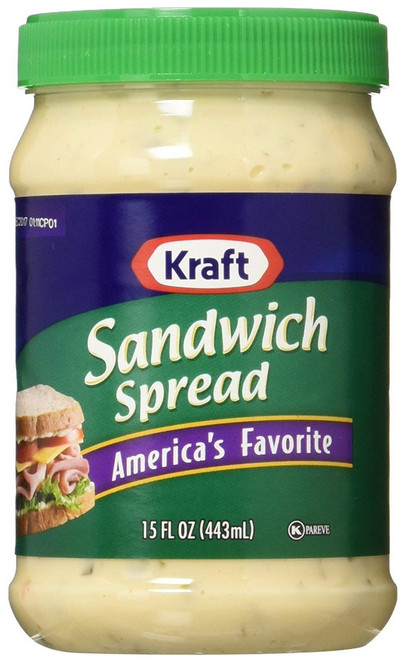 Kraft 卡夫 三明治抹醬 美式風味, 1罐, 443ml