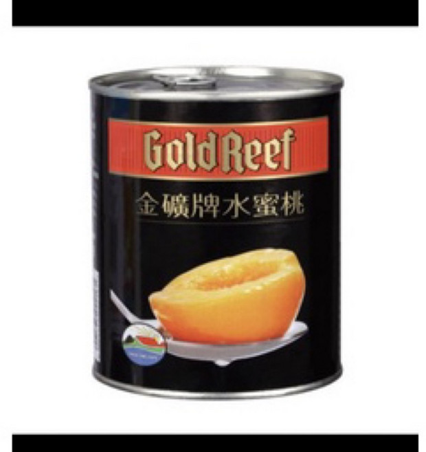 Gold Reef 金礦水蜜桃罐頭, 825g, 1個