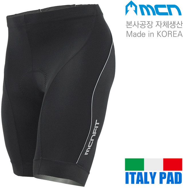 MCN 네오 베이직 4부 자전거바지 패드 반바지 라이딩 팬츠