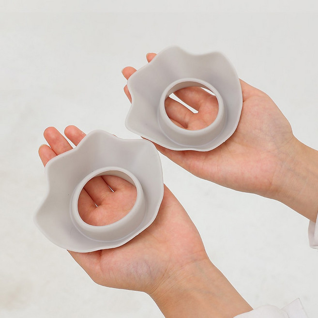 미즈코스 2p 실리콘 세안 손목밴드 물흐름 방지 방수 스플래시 소매 가드 젖음방지, 그레이, 1세트