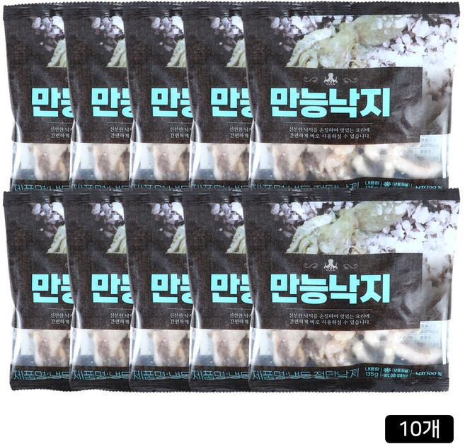 [쿠팡 핫딜] 레이먼킴의 만능 손질낙지 135g x 10팩 + 만능 볶음양념 50g x 10팩 원산지 : 구매정보 참조, 10개