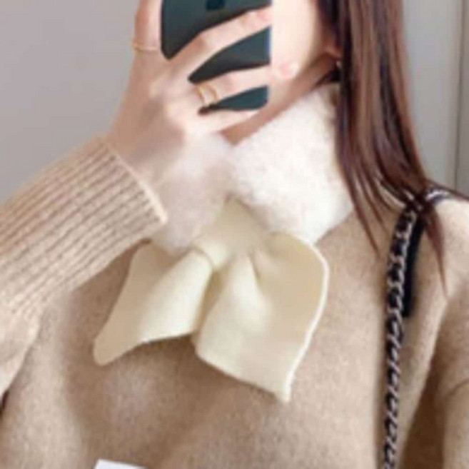여성 에코퍼 머플러 겨울 데일리 털머플러 겨울 패션 포인트