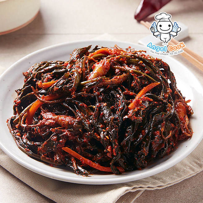 [엔젤쿡] 깔끔한 남도의참맛 별미가 여수 돌산 갓김치 고들빼기 파김치 깍두기 알타리 총각김치 석박지 대파 갓물김치 동치미 깍치미 갓치미 대파피클, 1kg, 별미 여수고들빼기김치