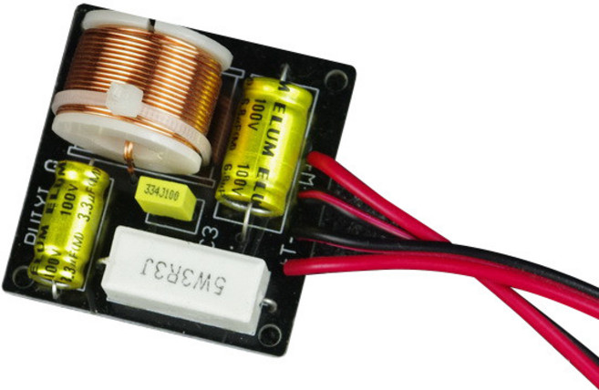 RUIYI Q 音響分頻器 50W 4-8歐姆 3.3KHz, ., 1個, 2分頻（小）