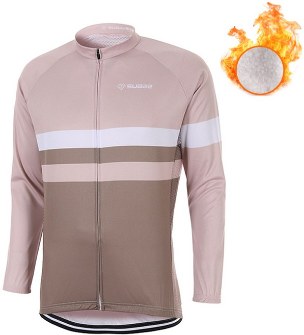 SUB22 남자 기모 라이딩복 자전거옷 상의