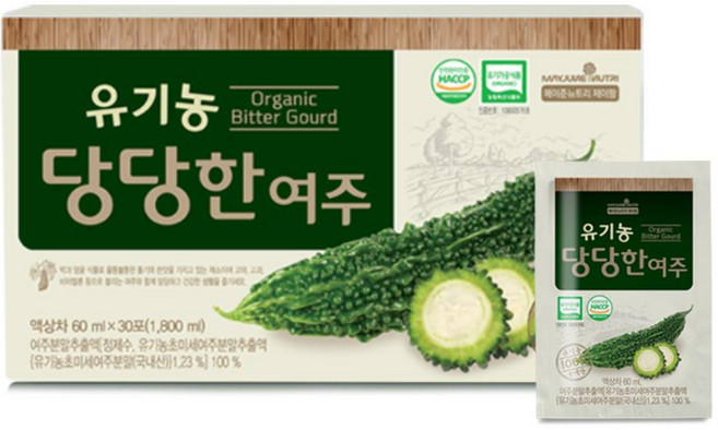 메이준뉴트리 유기농 당당한 여주즙 30p, 1.8L, 1개