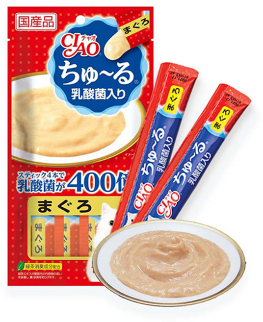 이나바 차오 유산균 츄르 참치(14gx4p)SC-231, 참치, 1개, 14g