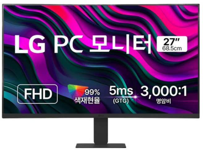 LG전자 FHD PC모니터, LG 27U421A, 68.5cm