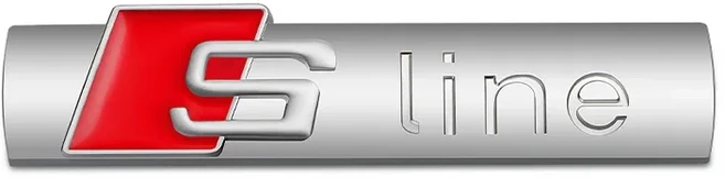 자동차 용품 엠블럼 그릴 프론트 후드 배지 아우디 Sline RS A3 A4 B8 8P 8V B6 A5 A6 C7 Q5 B9 B7 C6 A1 Q, 06 Silver-Sticker