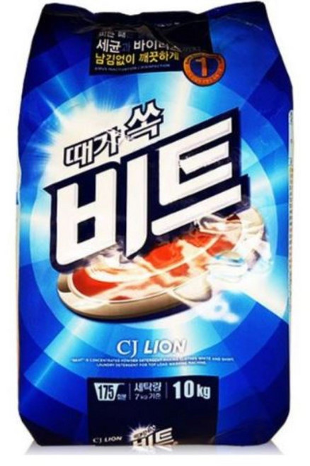 비트 분말세제 일반용 리필, 10kg, 1개