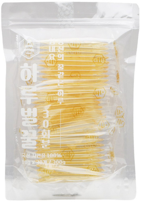 하루벌꿀 1+등급 아카시아꿀 꿀스틱 30회분, 1개, 300g