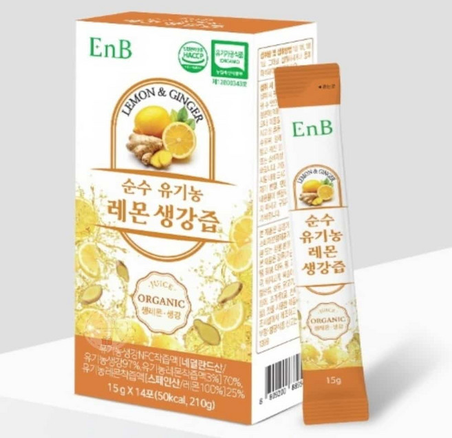 NFC 레몬 생강착즙 15g x 14포 생강즙스틱, 1개