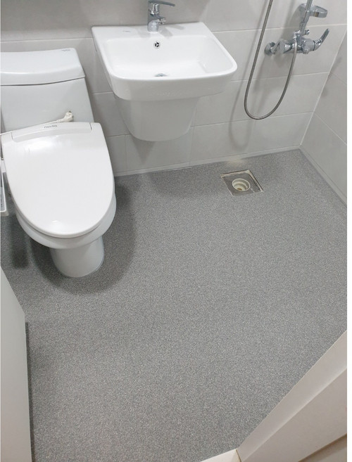 한샘 화장실리모델링 욕실 미끄럼방지 바닥재 휴플로어, 1세트, 카고 그레이