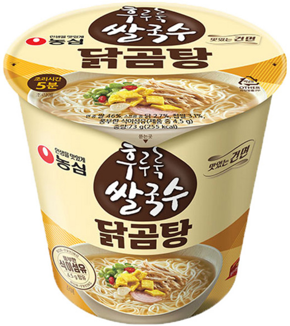 후루룩 쌀국수 닭곰탕, 73g, 24개