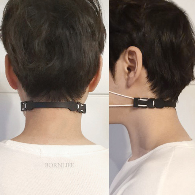 본라이프 고퀄 실리콘 마스크밴드 고리 후크형 귀통증 방지밴드, 1세트