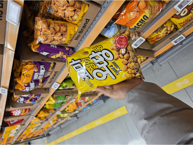 노브랜드 꼬마 오징어땅콩, 270g, 6개