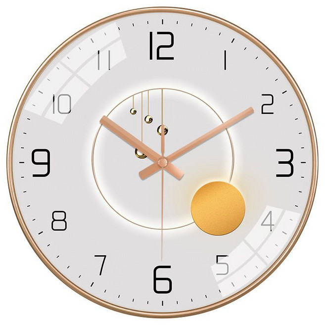 리빙쉘 모던 일루미네이트 30센치 12인치 초저소음 벽시계, 7