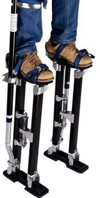 죽마 사다리 작업 도배 키다리 키높이 보조 족장 페인트 연장 다리 우마 설비 신발 작업화, 1개