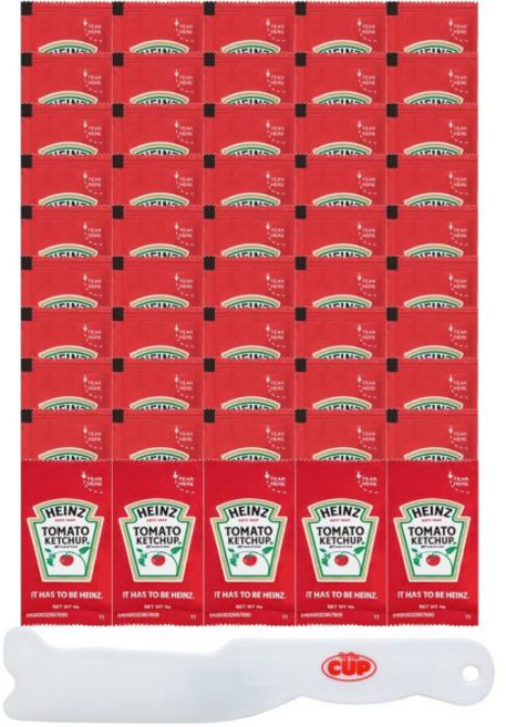 하인즈 케첩 1인분 소분 일회용 패킷 50개입