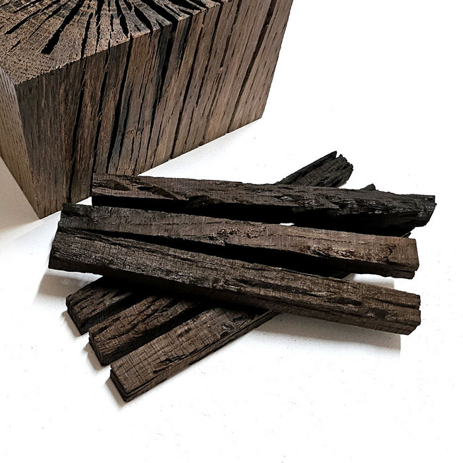 오크스틱 6p set 오크칩 위스키 와인 보드카 숙성, 헤비 6cm, 12개