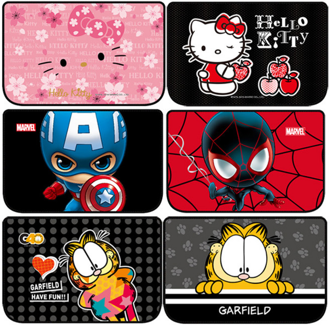 더자리 차량용 암막 햇빛가리개, 히어로즈 A, 2개