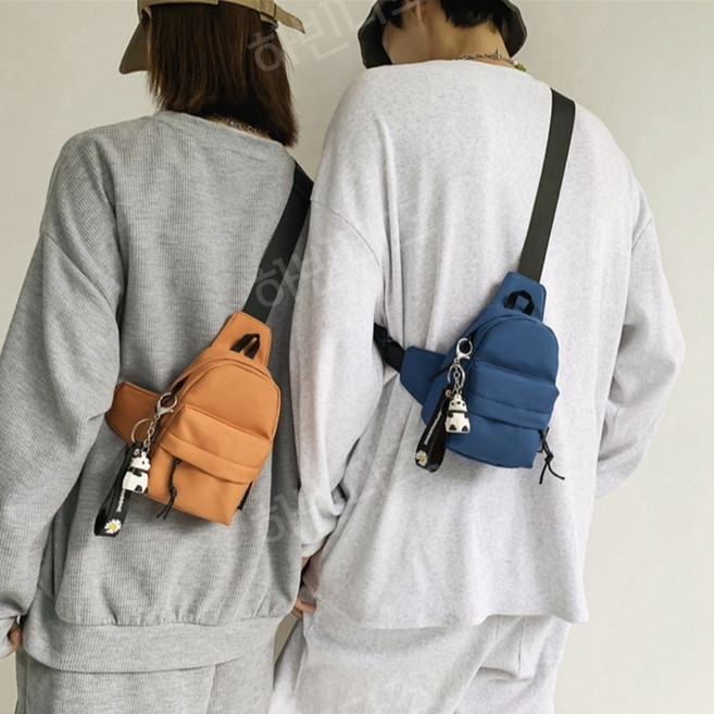 남성 여성 방검가방 유럽 여행 필수품 미니 슬링백 소매치기 도난 방지