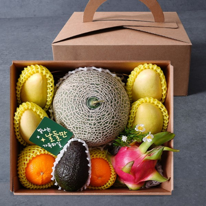 명절선물 과일 바구니 프리미엄 선물 세트, 1개