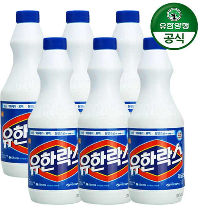유한락스 레귤러, 1L, 6개