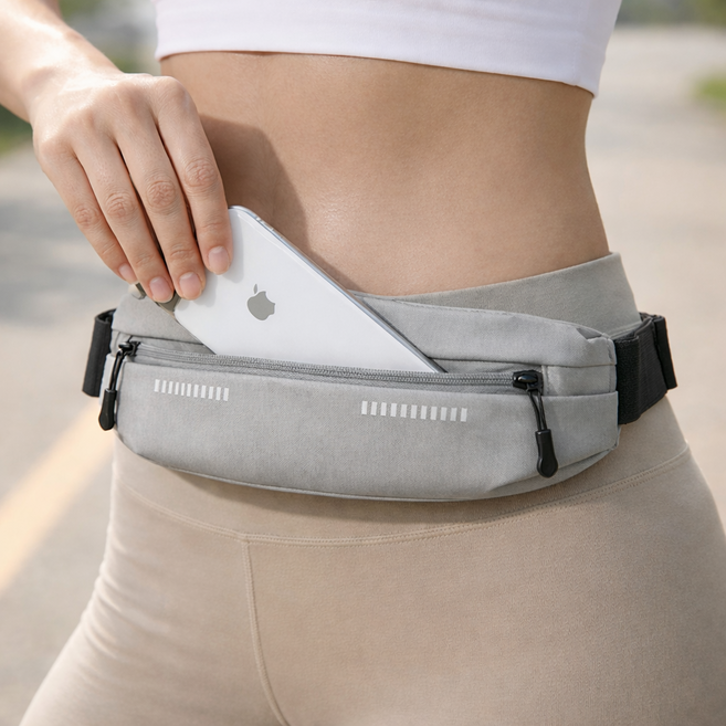 나너마켓 흔들림 없는 슬림 수납 러닝벨트