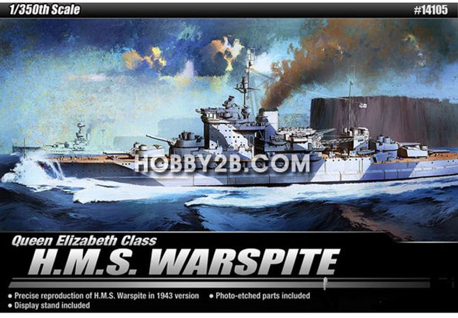 퀸 엘리자베스급 영국해군 전함 H.M.S. 워스파이트 [BOW77524]