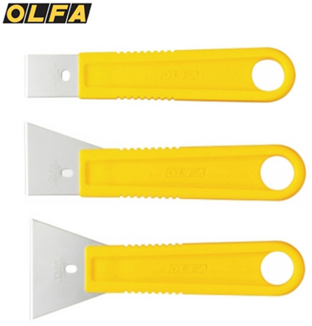 올파 SCR-S M L 스크래퍼 스크램퍼 투명플라스틱 25MM 43MM 60MM, 1개