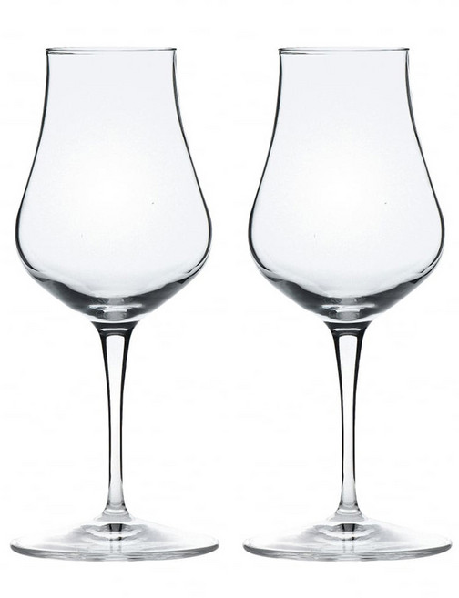 루이지 보르미올리 싱글몰트 스템 위스키잔 2p, 1세트