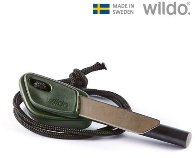 윌도 파이어스틸 L 캠핑 부싯돌 파이어스타터, 1개, 올리브