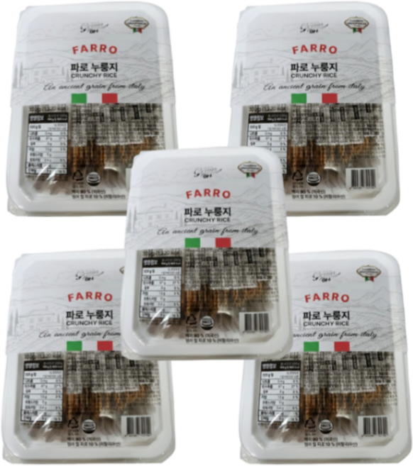 그레인온 파로 누룽지, 330g, 5개