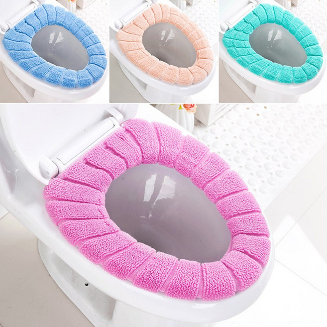 소프트 변기 시트 양변기 커버 좌변기 뚜껑 덮개, 핑크, 1개