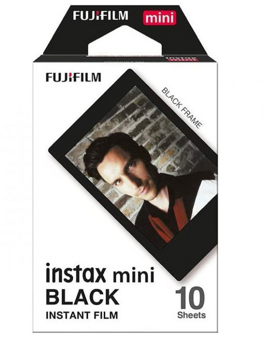 FUJIFILM 富士 instax mini 拍立得底片 (10張入), 1個, 黑邊底片