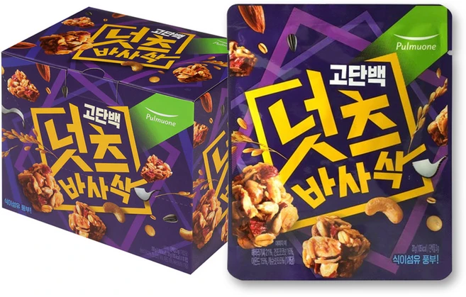 풀무원 고단백 넛츠바사삭, 20g, 10개 - 쿠팡