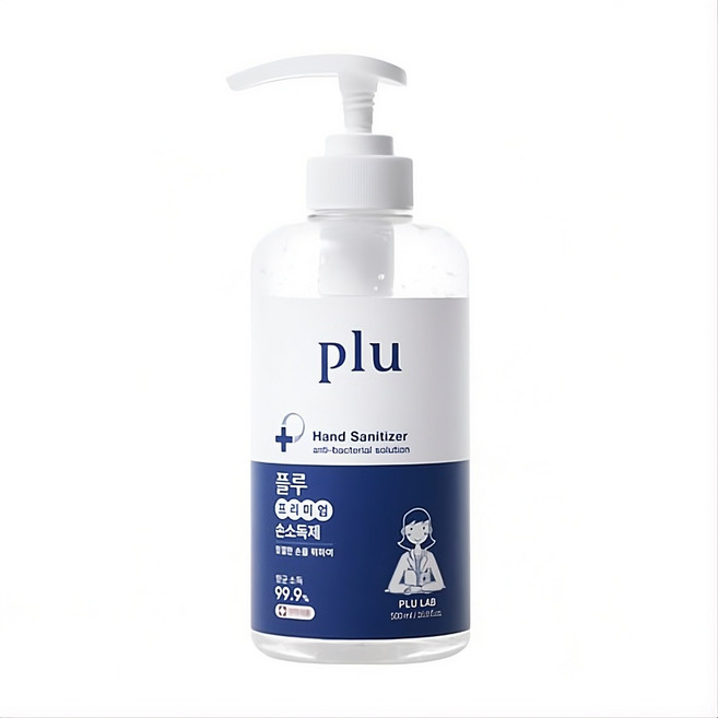 플루_프리미엄 손소독제 겔 500ml, 1개