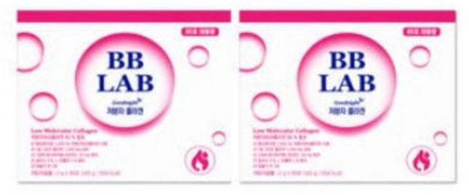 뉴트리원 비비랩 저분자 콜라겐 비타민C, 80회분, 2개