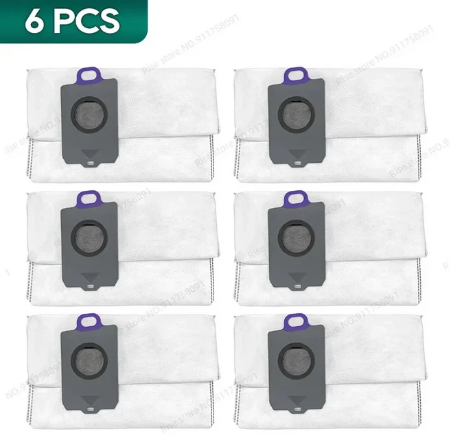 (나르왈 플로우-자동 리필 및 배수 버전) 호환 액세서리 메인 브러시 헤파 필터 먼지 봉투 천 예비 부품, 02 Set 15