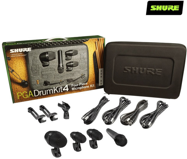 슈어 SHURE PGADRUMKIT4 악기용 드럼 마이크 세트