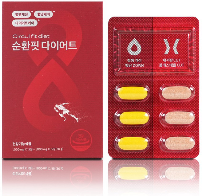 이츠스포츠 순환핏 다이어트 30정, 1개