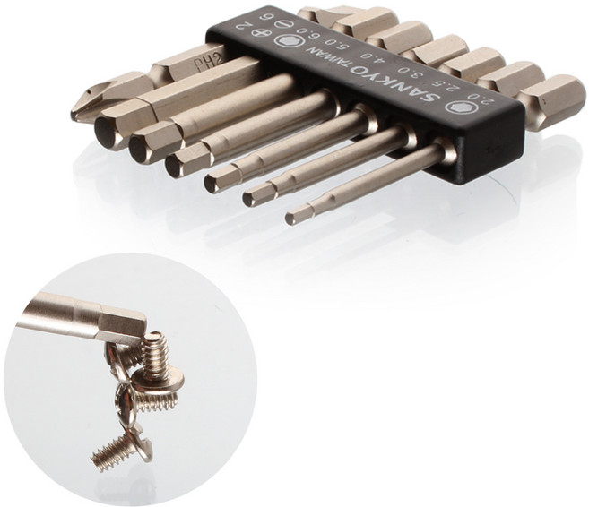 (대만)육각드릴비트7P (소) 드릴날 비트날 육각볼트, 1개