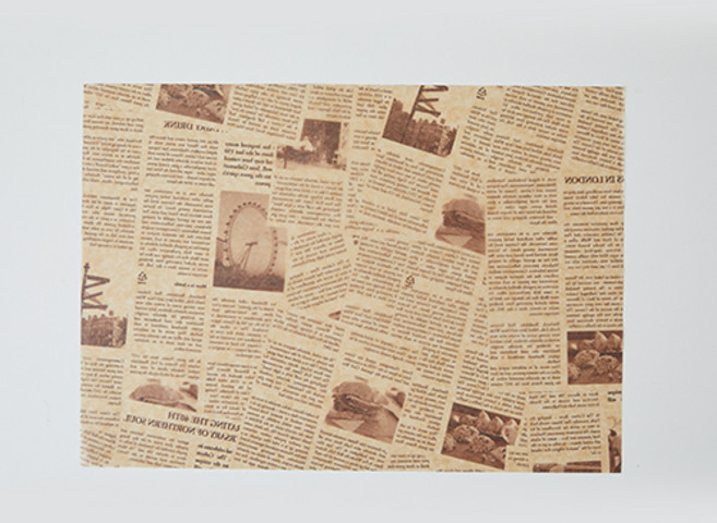 [소량] 유산지-1호(브라운/초코뉴스페이퍼) 250매, 250개