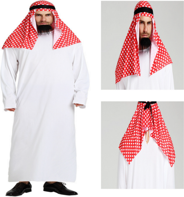 아랍 왕자 두바이 빈살만 만수르 할로윈 코스프레