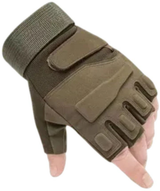 서바이벌 밀리터리 전술 아웃도어 장갑, 국방색, 1개