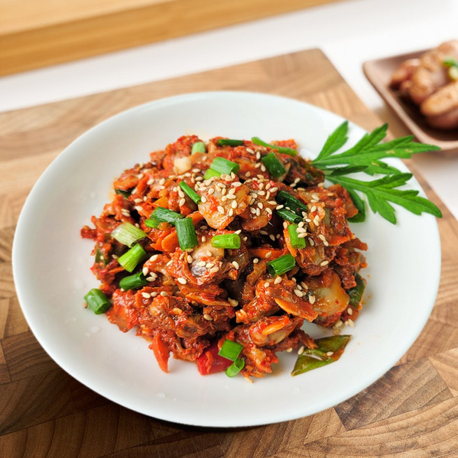 매콤달달 벌교 양념 꼬막무침 330g 양념 꼬막장 꼬막 양념장, 1개, 330ml