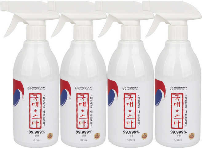 국대스타 살균소독제, 500ml, 4개